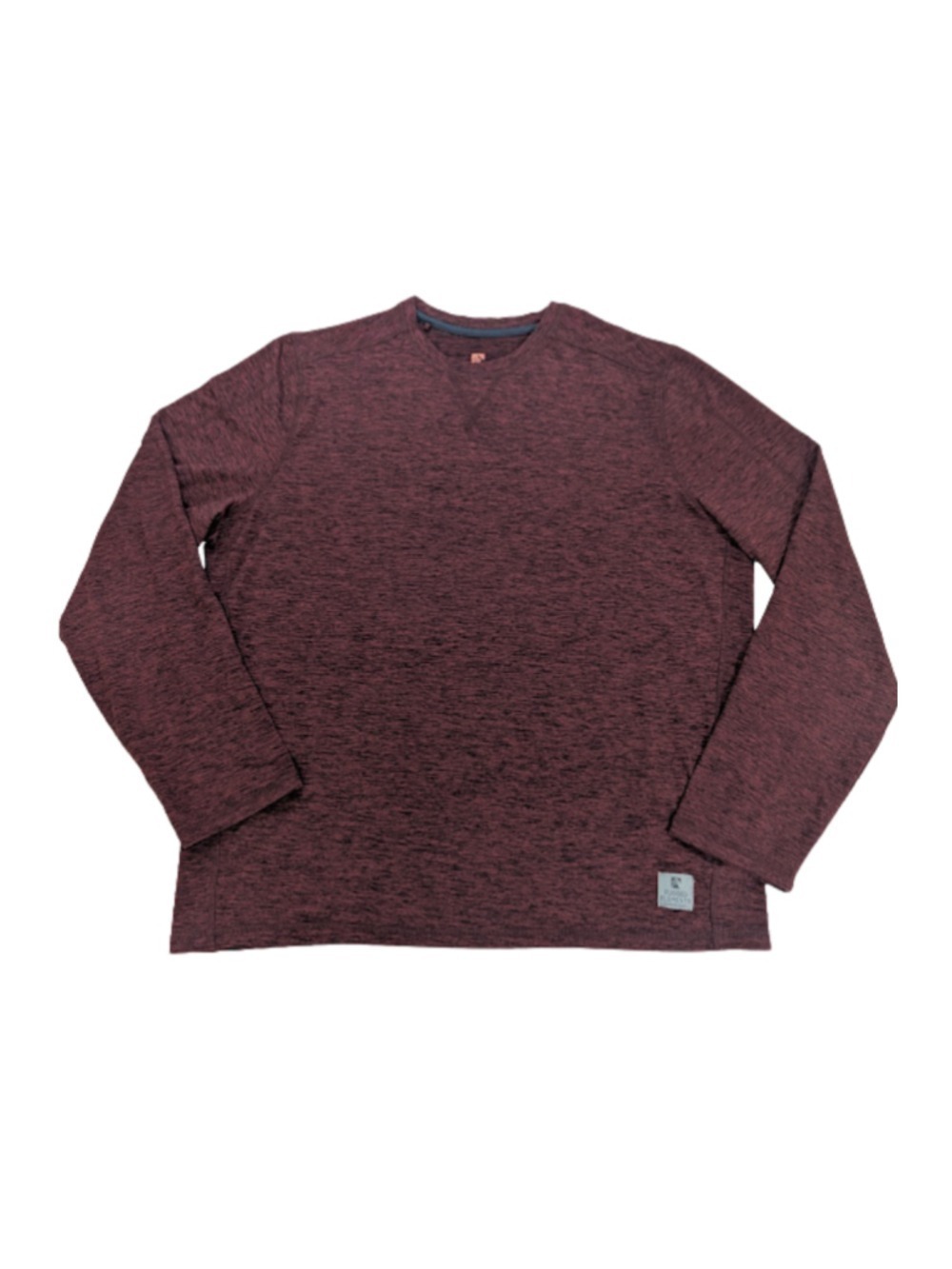 Rugged Elements Heather Burgundy Performance Shirt Men's Large Outdoor Workout